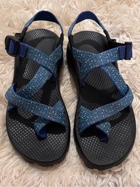 Chaco Blue Multicolor Speckled Strap Women's Sandals